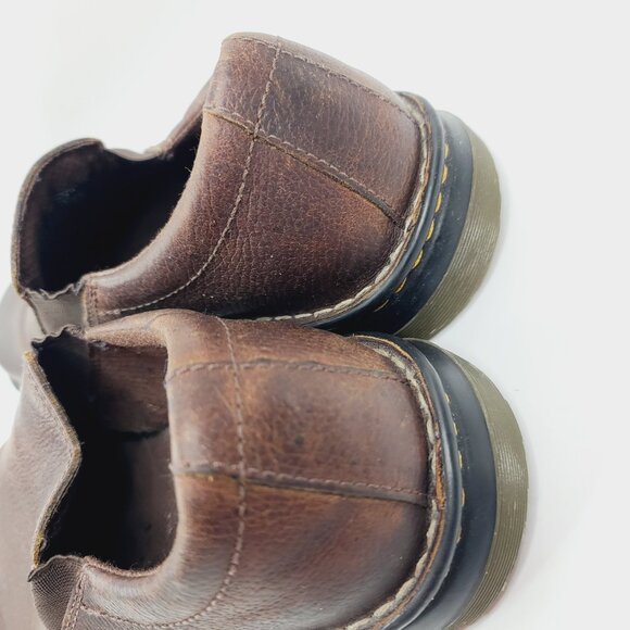 Dr. Martens Men\'s Dark Brown Bryce Leather‎ Slip-On Loafer Shoes Size US 10 main image 6